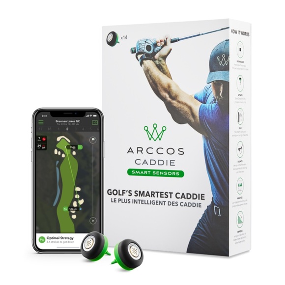 Arccos Caddie Smart Sensors - Golf’s Smartest Caddie NIB - Picture 1 of 4